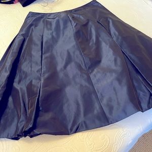Blue Talbots balloon skirt
